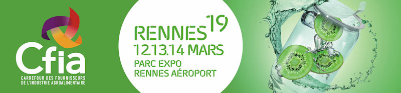 Salon CFIA de Rennes – 12 au 14 mars 2019