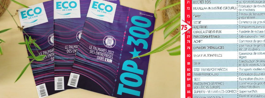 TOP300 des entreprises de l'Ain 2021